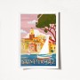 Poster A3 Saint Tropez - 2008 Multicolor