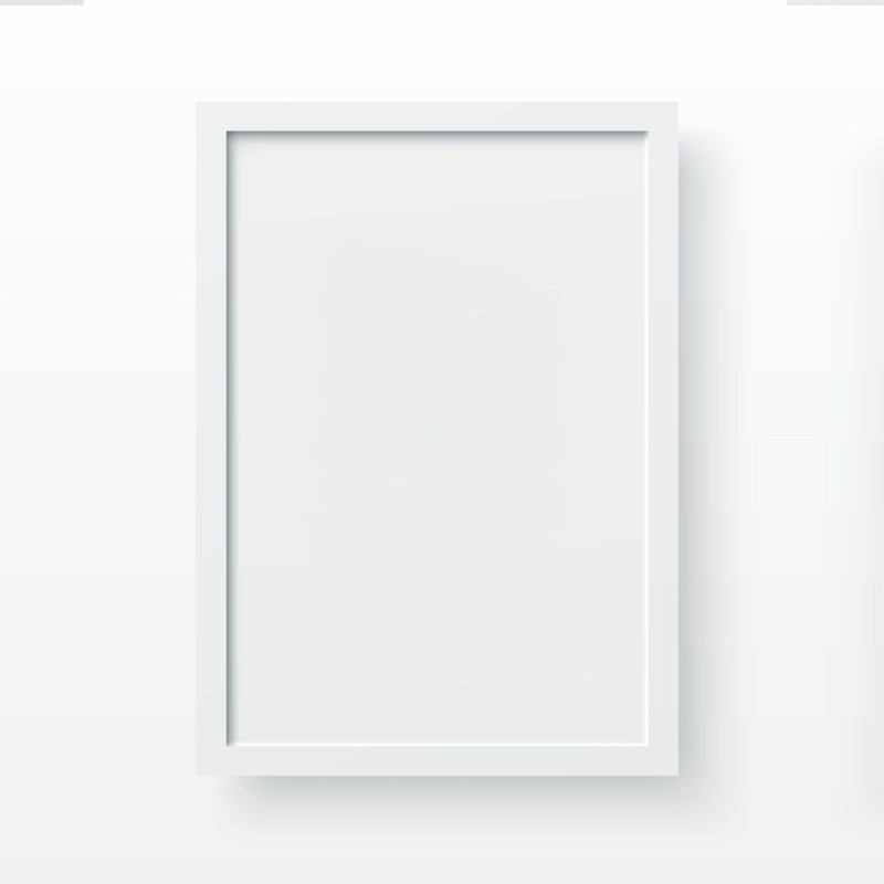 Frame White A4 White