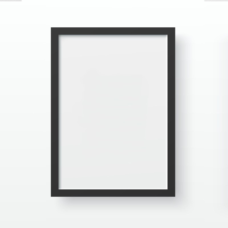 Frame Black A4 Black