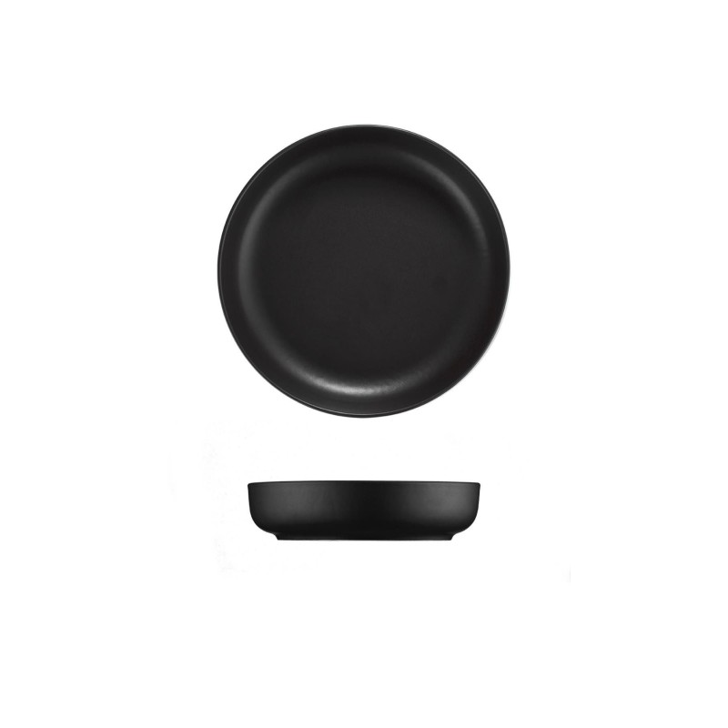 Σετ Πιάτα  Δείπνου Πορσελάνη  (16 Τεμάχια) - Matte Black