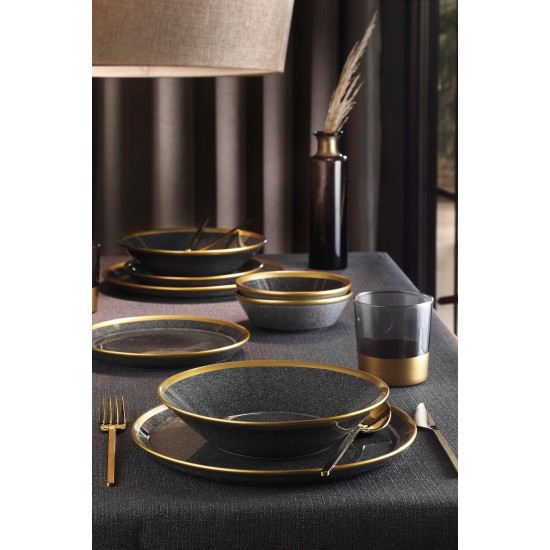 Dinner Set (8 Pieces) FRZ08YS856A13520 Black
Gold