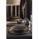 Dinner Set (8 Pieces) FRZ08YS856A13520 Black
Gold