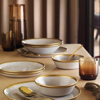 Dinner Set (16 Pieces) FRZ16YS856A14520 Grey
Gold