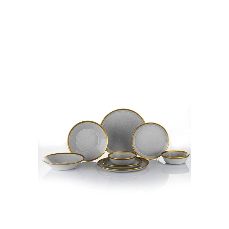 Dinner Set (16 Pieces) FRZ16YS856A14520 Grey
Gold