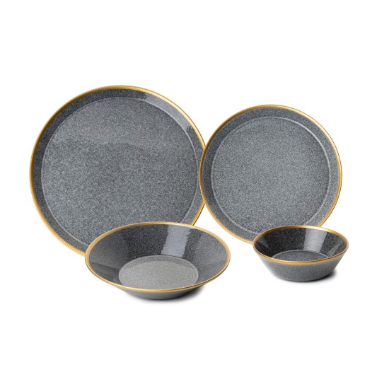 Dinner Set (16 Pieces) FRZ16YS856A13520 Black
Gold Dinner Set (16 Pieces) FRZ16YS856A13520 Black
Gold