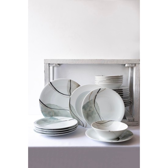 Dinner Set (24 Pieces) NNZG24Y2885701 Multicolor Dinner Set (24 Pieces) NNZG24Y2885701 Multicolor