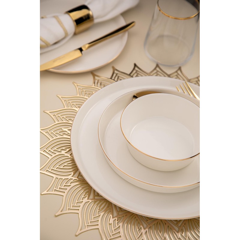 Dinner Set (26 Pieces) BNVFR26YT20 White
Gold