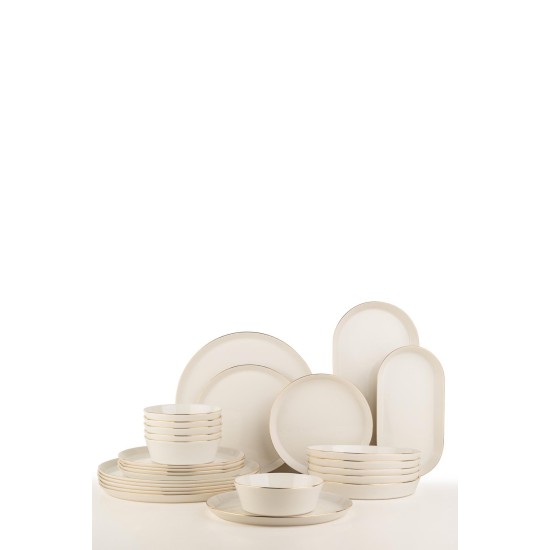 Dinner Set (26 Pieces) BNVFR26YT20 White
Gold