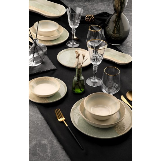 Hermia Dinner Set (27 Pieces) N25000 Green
Cream