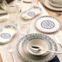 Dinner Set (27 Pieces) N25003 Blue
White