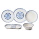 Dinner Set (27 Pieces) N25003 Blue
White