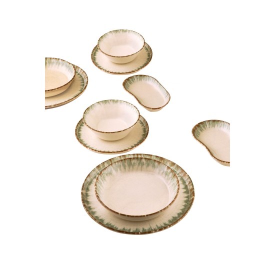 Dinner Set (27 Pieces) N25004 Green
Brown
White