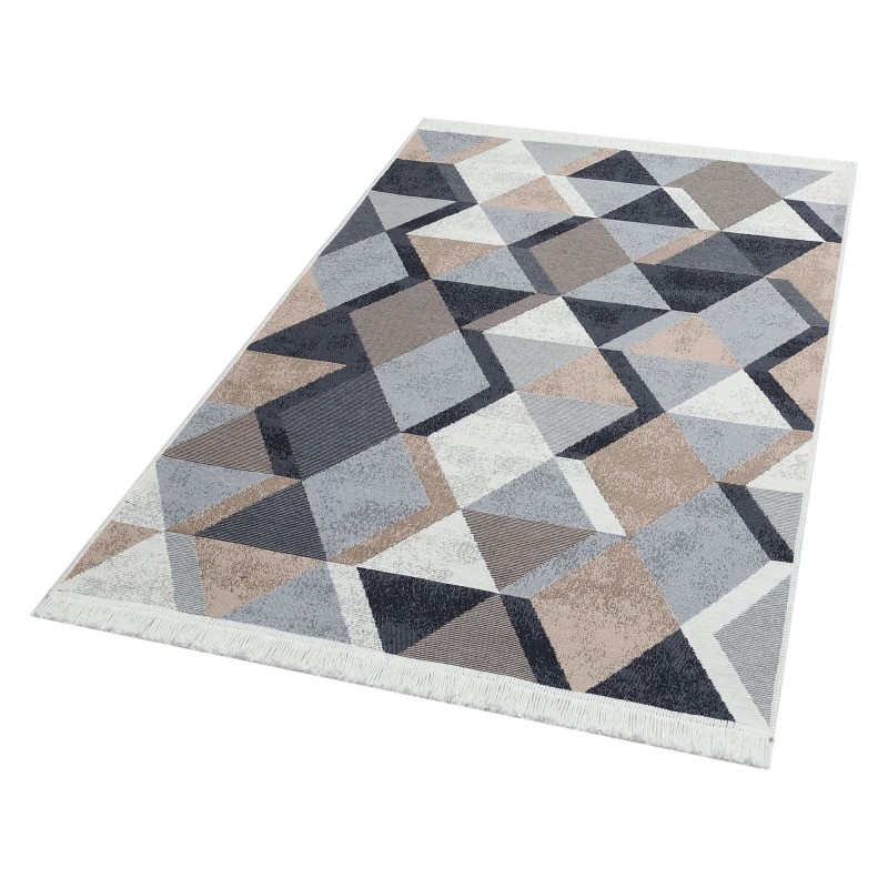 Rug (160 x 230) Ar 10 - Beige, Black Beige
Black
White