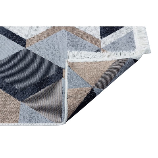 Rug (160 x 230) Ar 10 - Beige, Black Beige
Black
White
