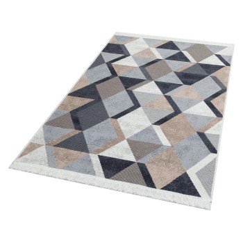 Rug (80 x 300) Ar 10 - Beige, Black Beige
Black
White
