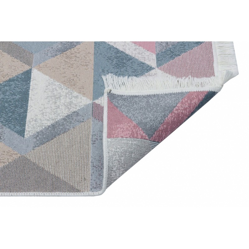 Rug (160 x 230) Ar 10 - Blue, Pink Blue
Pink
Beige
Grey