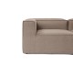 Γωνιακός Καναπές Fora 296x185x66εκ - Brown