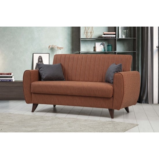 2-Seat Sofa-Bed Alkon - Tile Red Tile Red