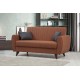 2-Seat Sofa-Bed Alkon - Tile Red Tile Red