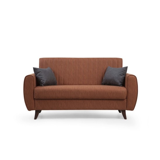 2-Seat Sofa-Bed Alkon - Tile Red Tile Red
