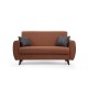 2-Seat Sofa-Bed Alkon - Tile Red Tile Red