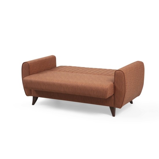 2-Seat Sofa-Bed Alkon - Tile Red Tile Red
