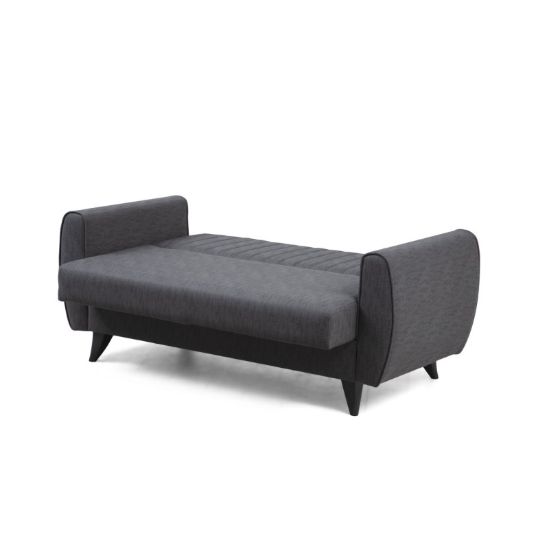 Atelier del Sofa 2-Seat Sofa-Bed Alkon - Dark Grey Dark Grey