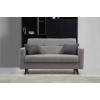 Atelier del Sofa 2-Seat Sofa-Bed Polya - Light Grey Light Grey