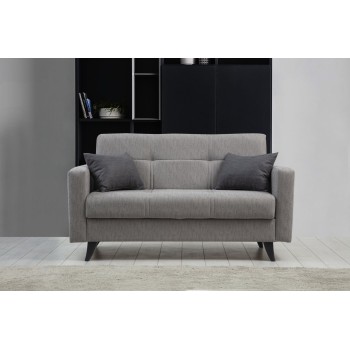 2-Seat Sofa-Bed Polya - Light Grey Light Grey