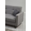 Atelier del Sofa 2-Seat Sofa-Bed Polya - Light Grey Light Grey