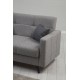 2-Seat Sofa-Bed Polya - Light Grey Light Grey Atelier del Sofa 2-Seat Sofa-Bed Polya - Light Grey Light Grey