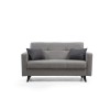 Atelier del Sofa 2-Seat Sofa-Bed Polya - Light Grey Light Grey