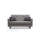2-Seat Sofa-Bed Polya - Light Grey Light Grey Atelier del Sofa 2-Seat Sofa-Bed Polya - Light Grey Light Grey