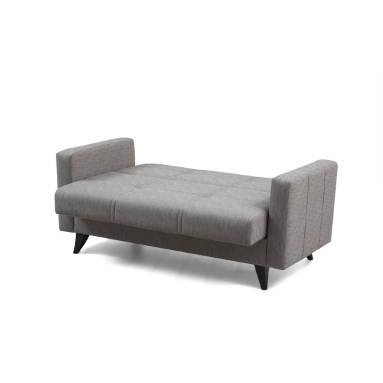2-Seat Sofa-Bed Polya - Light Grey Light Grey Atelier del Sofa 2-Seat Sofa-Bed Polya - Light Grey Light Grey