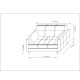 2-Seat Sofa-Bed Polya - Light Grey Light Grey Atelier del Sofa 2-Seat Sofa-Bed Polya - Light Grey Light Grey
