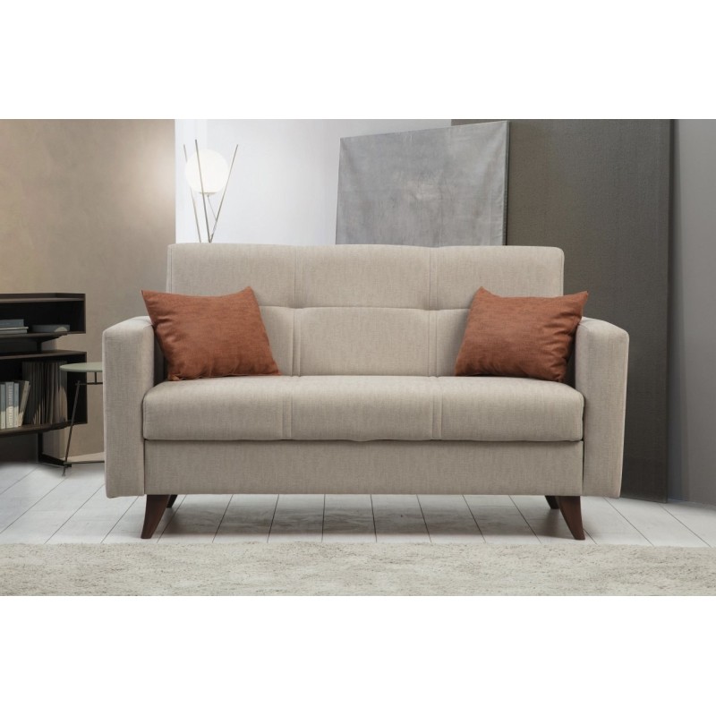 Atelier del Sofa 2-Seat Sofa-Bed Polya - Beige Beige