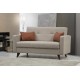 2-Seat Sofa-Bed Polya - Beige Beige Atelier del Sofa 2-Seat Sofa-Bed Polya - Beige Beige