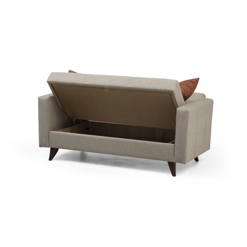 Atelier del Sofa 2-Seat Sofa-Bed Polya - Beige Beige