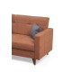 Atelier del Sofa 2-Seat Sofa-Bed Polya - Tile Red Tile Red
