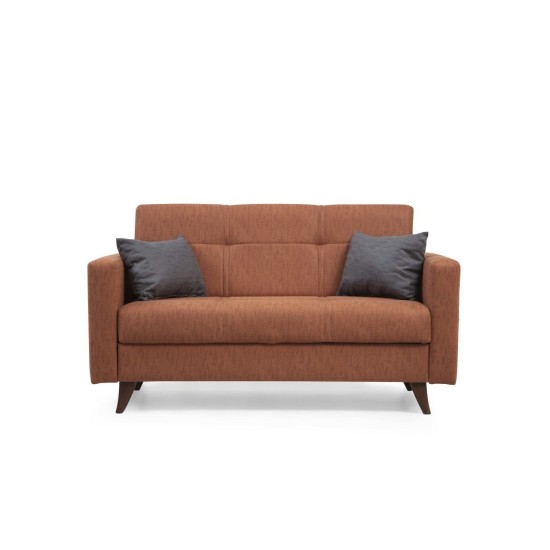 Atelier del Sofa 2-Seat Sofa-Bed Polya - Tile Red Tile Red