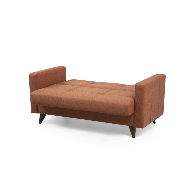 Atelier del Sofa 2-Seat Sofa-Bed Polya - Tile Red Tile Red