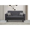Atelier del Sofa 2-Seat Sofa-Bed Polya - Dark Grey Dark Grey