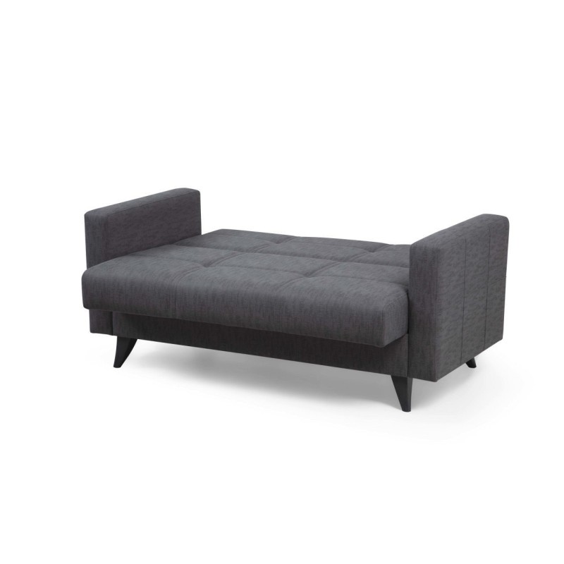 Atelier del Sofa 2-Seat Sofa-Bed Polya - Dark Grey Dark Grey