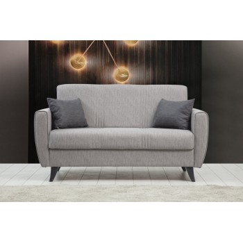 2-Seat Sofa-Bed Zaden - Light Grey Light Grey