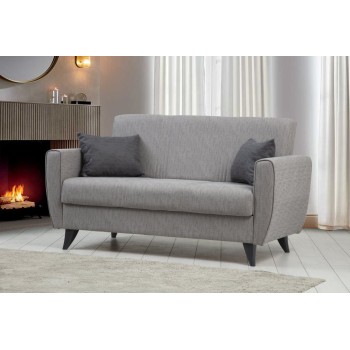2-Seat Sofa-Bed Zaden - Light Grey Light Grey