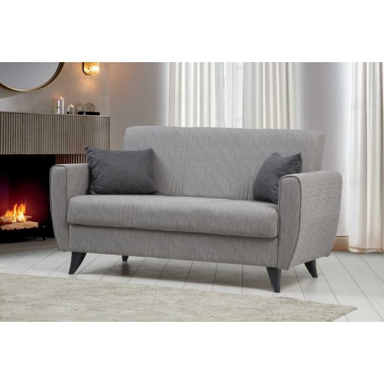 2-Seat Sofa-Bed Zaden - Light Grey Light Grey