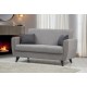2-Seat Sofa-Bed Zaden - Light Grey Light Grey