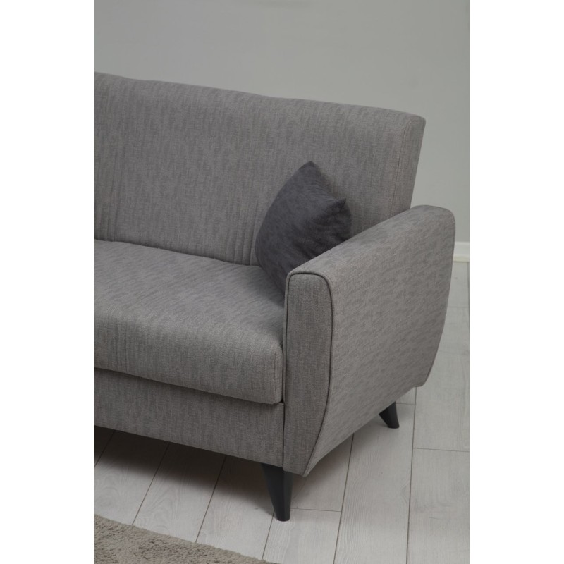 2-Seat Sofa-Bed Zaden - Light Grey Light Grey