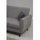 2-Seat Sofa-Bed Zaden - Light Grey Light Grey