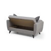 2-Seat Sofa-Bed Zaden - Light Grey Light Grey